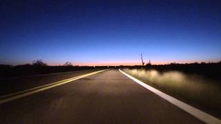preview picture of video 'Desert Dawn in Why, Arizona, AZ SR 86, 6 March 2015, GP018960'