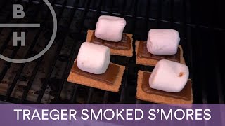Best BBQ Snack! How to Smoke S&#39;mores on a Traeger.