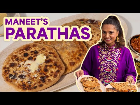 How to Make Maneet Chauhan's Parathas 2 Ways | Maneet's Eats | Food Network