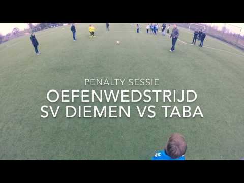 SV Diemen - TABA Penalty sessie 2016-12-17