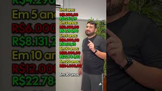A DIFERENÇA ENTRE GUARDAR 100 REAIS POR MÊS E INVESTIR 100 REAIS POR MÊS