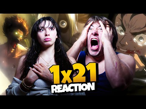 EREN Versus The Female Titan! | Attack On Titan Episode 21 First Time Reaction