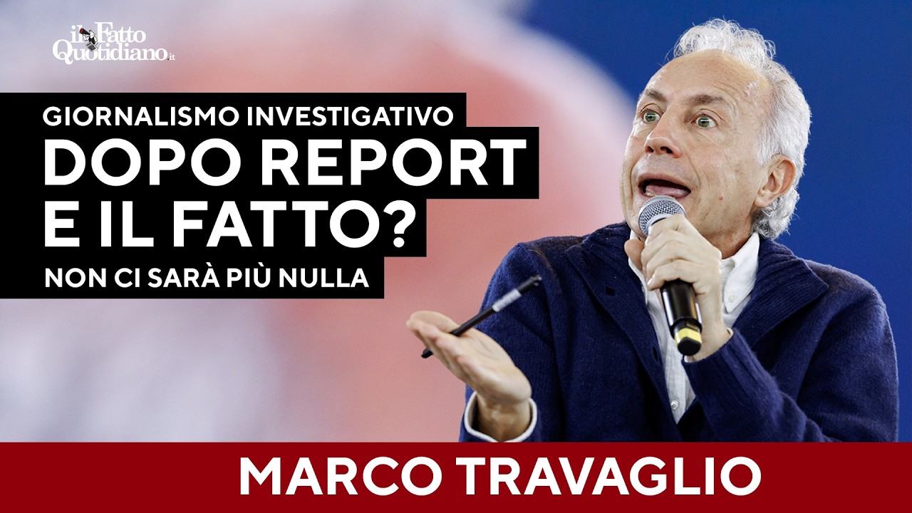 Travaglio: "Il vero obiettivo non è Ranucci: vogliono farla finita con Report"