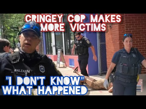 "I Don't Know" What Happened. Clueless Cop Makes Everything Worse. Balzarini.