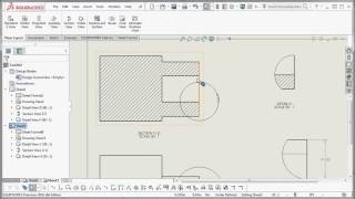 SOLIDWORKS 2016 - Foreshortened Dimensions