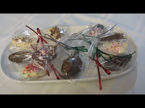 Chocolate Stirring Spoons -- Lynn's Recipes