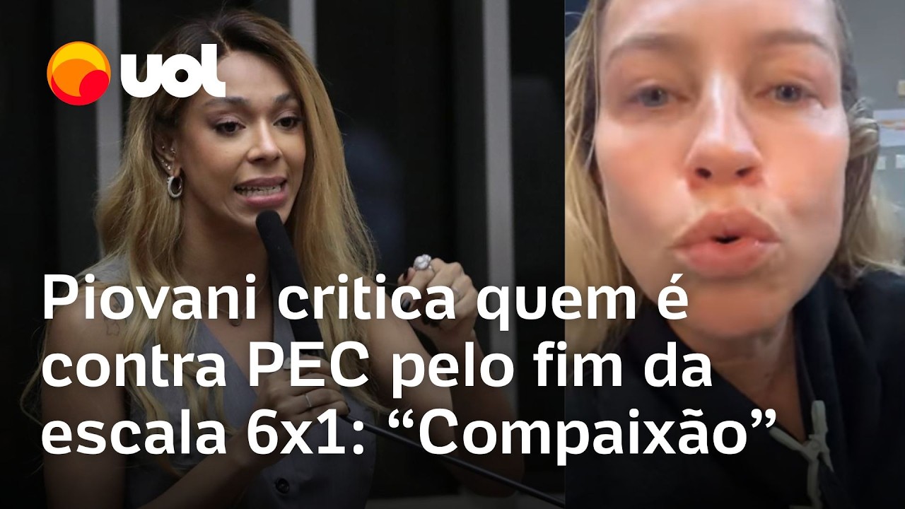 Escala 6x1: Luana Piovani defende PEC e critica os 'ricos de direita': 'Por que não têm compaixão?'