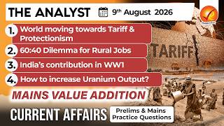 Download lagu Current Affairs Today 9 Aug 2026 I UPSC Daily Current Affairs I The Hindu Analysis I The Analyst mp3