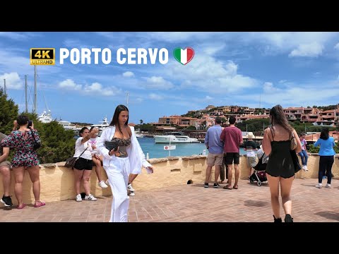 Porto Cervo Day Walk 🛥️ Sardinia 🇮🇹 | Luxury Marina, Yachts & Streets in 4K 60fps