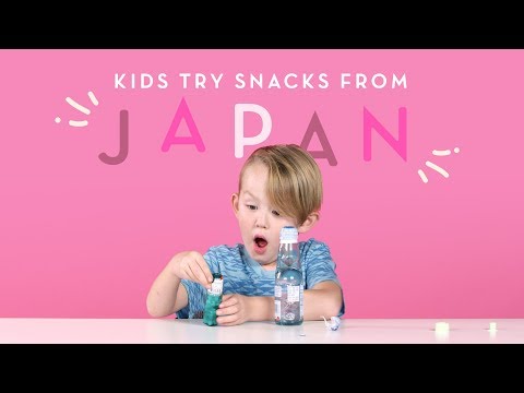 Kids Try Snacks from Japan | Kids Try | HiHo Kids