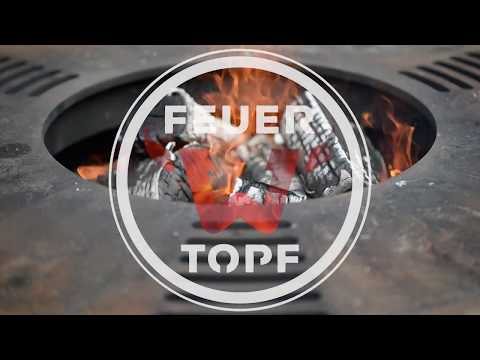 Feuertopf im Einsatz beim Santos Grillshop in Köln