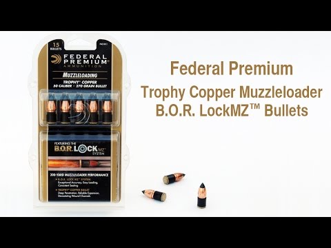 First Look: Federal Trophy Copper Muzzleloader Bullet with B.O.R. Lock MZ System