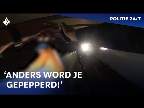 Dreiging pepperspray na vernieling | POLITIE 24/7