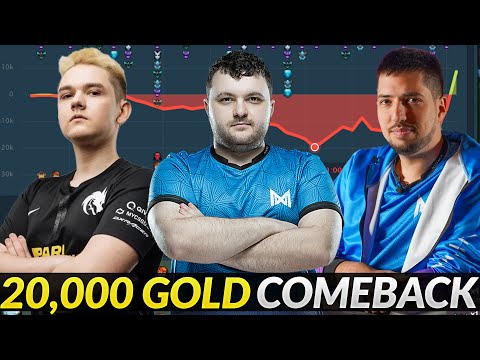 20,000 gold Comeback Keep calm and Carry - Yatoro Mindcontrol vs W33