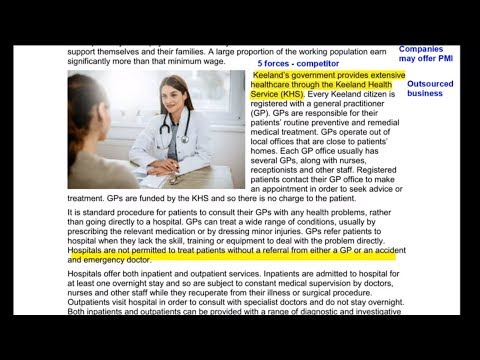 CIMA SCS May 2019 - Denby Healthcare - Pre-seen Analysis