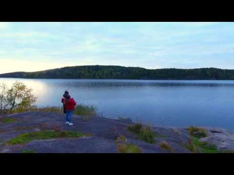 Gold autumn in Karelia Sortavala 4K