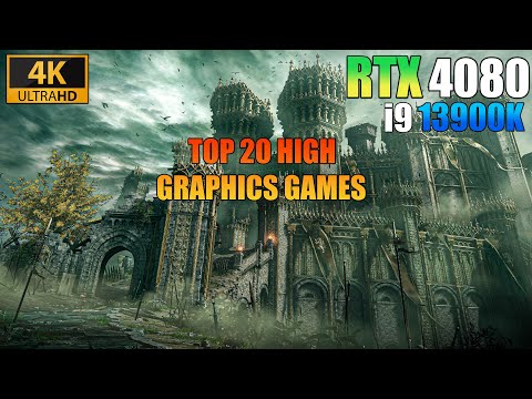 TOP 20 High Graphics Games Tested - RTX 4080 + i9 13900K | 4K | 2024