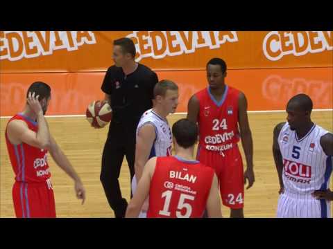 ABA Liga 2016/17, Round 1 match: Cedevita - Budućnost VOLI (29.9.2016)