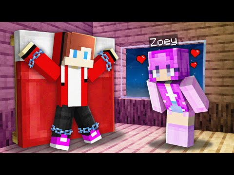 ZOEY Kidnapped JJ in Minecraft Challenge - Maizen JJ and Mikey