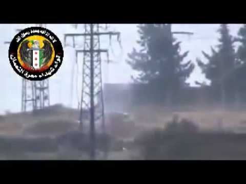 اعطاب آلية من نوع شيلكا في وادي الضيف في ريف إدلب من قبل لواء شهداء معرة النعمان