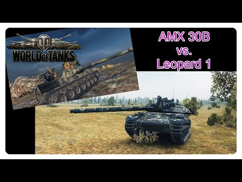 World of Tanks: AMX 30B vs. Leopard 1