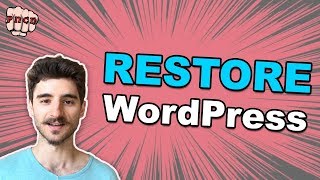 Restore WordPress from Backup - Even if you can't access WP