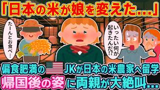 「日本の米が人生を変えた…」偏食だったアメリカ人少女が米農家留学後に激変→両親が絶叫した理由【2ch海外の反応】【ゆっくり解説】