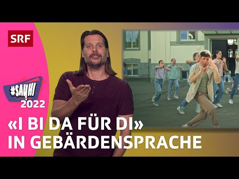 In Gebärdensprache: #SayHi 2022: Luca Hänni «I bi da für di» 👐 | Musikvideo  |  SRF Kids