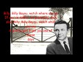 Billy Bayou Jim Reeves with Lyrics
