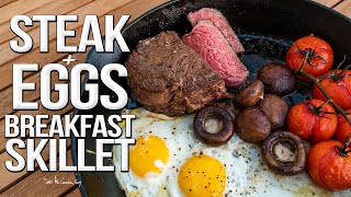 Steak and Eggs Breakfast Skillet | SAM THE COOKING GUY 4K
