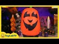 Giant Play Doh Jack O Lantern Surprise Egg With Halloween Toys Decorations From ToyLabTV