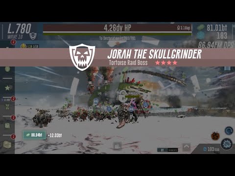 War Tortoise 2 - Raid Boss - JORAH THE SKULLGRINDER - LvL 1281