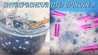 MIXING LIPGLOSS AND WASHING TUBES// STARTING MY BUSINESS// ENTREPRENEUR LIFE EPISODE 9