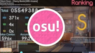 Download lagu osu! - Silent Siren - Cherry Bomb [HB's Insane] 99,29% (FC) mp3