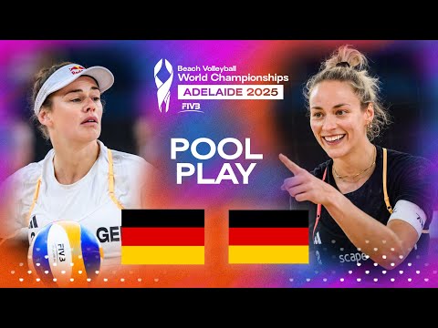 Müller/Tillmann vs. Bock/Lippmann - Beach World Championships 2025 | Highlights | Pool Phase