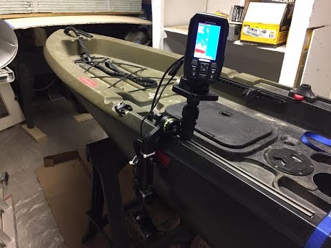 Scotty Transducer Mount and Fishfinder Mount Install Part 1