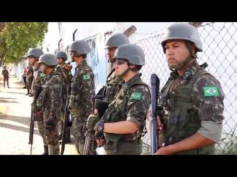 Treinamento do Exército em Valinhos