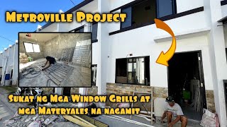 Metroville project + Sukat ng mga window at mga materyales na nagamit + Bagong Project sa Lumina
