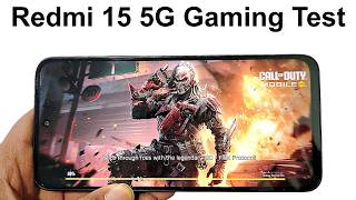 Xiaomi Redmi 15 5G - Gaming Test (PUBG Mobile, Call of Duty, Asphalt Legends Unite, Injustice 2)
