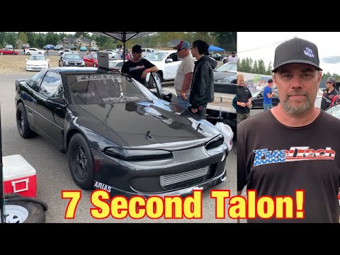 Insane 7 Second Eagle Talon on 70 lbs of Boost!  IFO Racer Feature, Jake Montgomery! Fueltech review