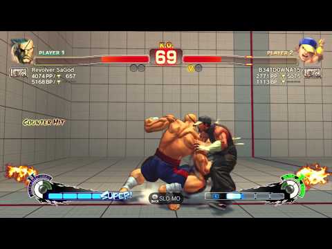USFIV Ranked Match Revolver SaGod(Sagat) vs B34TD0WN(Yun)