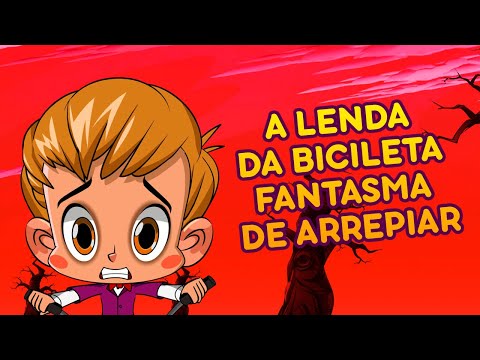 Capa de Contos Assustadores Da Masha - 👻🚴 A Lenda Da Bicileta Fantasma De Arrepiar 🚲 Desenhos Animados