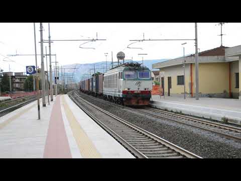 E652.014 sul TC Rubiera-Livorno