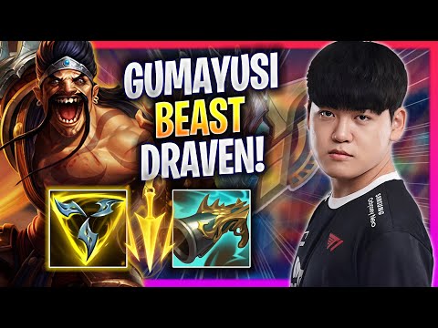 GUMAYUSI IS A BEAST WITH DRAVEN! - T1 Gumayusi Plays Draven ADC vs Lucian! | Season 2023