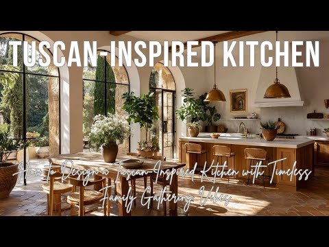How to Design a Tuscan-Inspired Kitchen with Timeless Family Gathering Vibes
