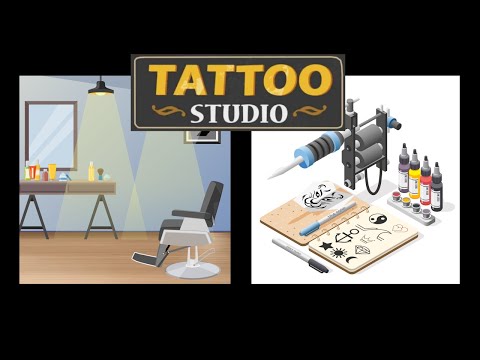 Tattoo Studio Ink Drawing Game Video