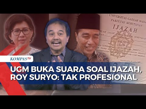UGM Pastikan Ijazah Jokowi Asli, Roy Suryo: Tak Profesional