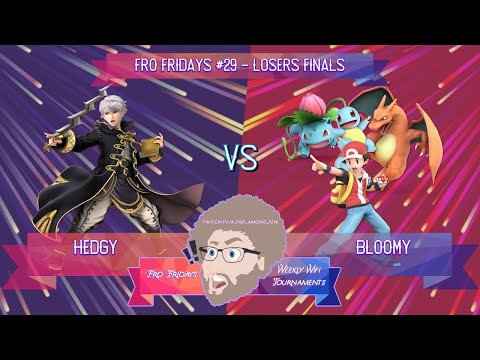 Fro Fridays - #29 Losers Finals - Hedgy (Robin) vs. Bloomy (Pokemon Trainer) Smash Ultimate - SSBU
