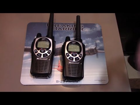 How To Set Privacy Codes Midland GXT1000 Handheld Radios