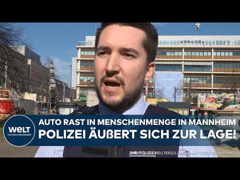 Video Thumbnail: MANNHEIM: Auto rast in Menschenmenge! Ein Toter und eine Festnahme! Polizei nennt Details